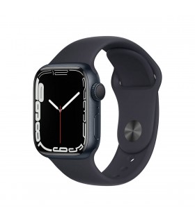 Apple Watch Series 7 GPS 45mm Aluminio Negro medianoche con correa deportiva Negro medianoche MKN53TY/A
