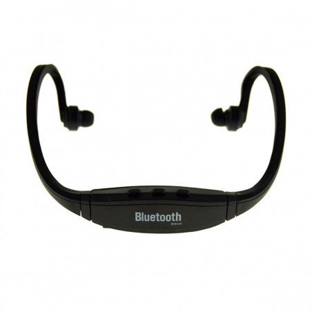 Auriculares deportivos inalámbricos Bluetooth Negros BS19