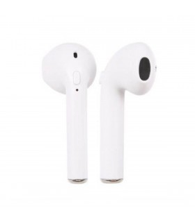 Auriculares Bluetooth i15 Blancos con estuche de carga