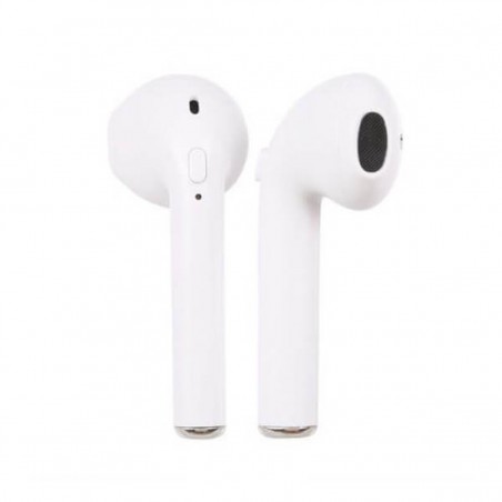 Auriculares Bluetooth i15 Blancos con estuche de carga