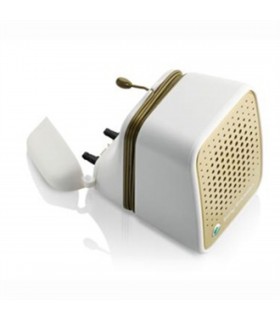 Pequeño altavoz portatil MPS-30 White Gold