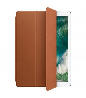 Funda Smart Cover de piel marrón para iPad Pro 12,9"