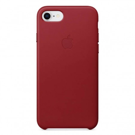 Funda Leather Case roja para iPhone 8 / 7