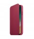 Funda Leather Folio morada para iPhone X