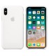 Funda de silicona blanca para iPhone X