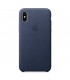 Funda Leather Case azul para iPhone X
