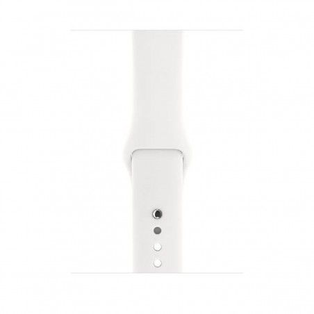 Apple Watch Series 3 GPS 42 mm Plata con Correa Deportiva Blanca MTF22QL/A