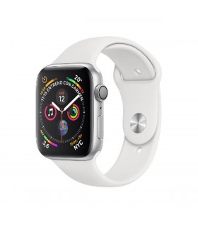 Apple Watch Series 4 GPS + Cellular 44 mm Plata con Correa Sport Blanca MTVR2TY/A
