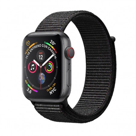 Apple Watch Series 4 GPS+Cellular 44 mm Gris con correa Loop negra MTVV2TY/A﻿