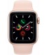 Apple Watch Series 5 GPS, Caja 40mm Aluminio Oro y correa deportiva Rosa arena MWV72TY/A