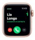 Apple Watch Series 5 GPS, Caja 44mm Aluminio Oro y correa deportiva rosa