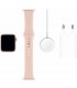 Apple Watch Series 5 GPS, Caja 44mm Aluminio Oro y correa deportiva rosa