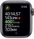Apple Watch Series 5 GPS, Caja 44mm Aluminio Gris Espacial y correa deportiva negra