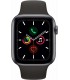 Apple Watch Series 5 GPS + Celular, Caja 40mm Aluminio Gris espacial y correa deportiva negra MWX32TY/A