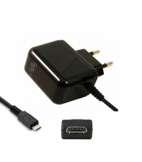 Cargador de pared MicroUSB negro