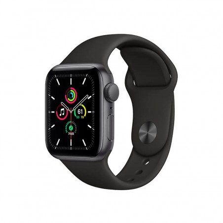 Apple Watch SE (GPS), 44mm Aluminio Gris Espacial y correa deportiva Negra