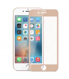 Protector de cristal templado para iPhone 6/6s Oro