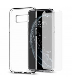 Cristal templado + Funda silicona Samsung Galaxy S8 Plus