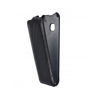 Funda flip para HTC One de piel en negro