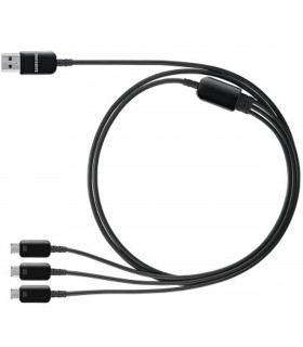 Cable multicarga 3 en 1 Samsung ET-G900UB negro