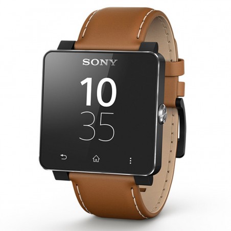 Sony Smartwatch 2 SW2 con correa de cuero marrón