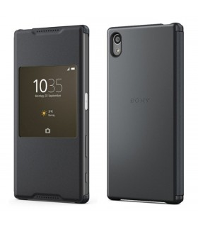 Funda con ventana Sony SCR42 Black para Xperia Z5