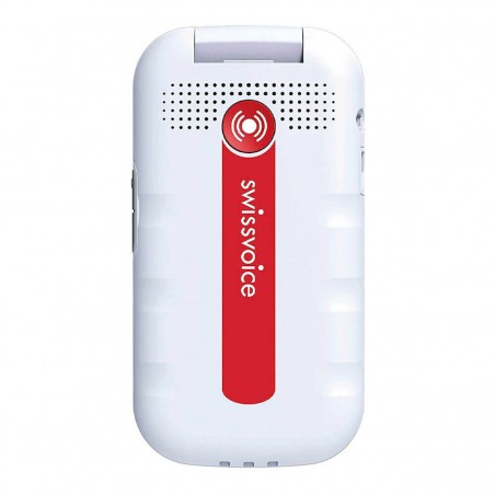 SwissVoice D28 Teléfono móvil para mayores Blanco