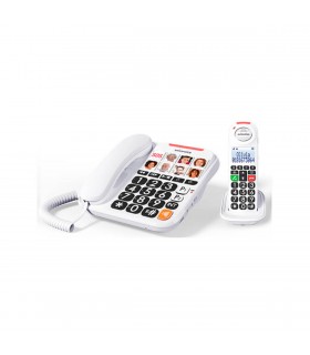 Teléfono Fijo Swissvoice Xtra 3155 con Foto Teclas + Teléfono Inalámbrico DECT