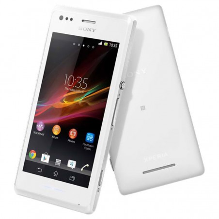 Sony Xperia M C1905 blanco-amarillo