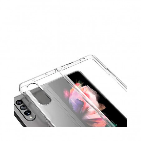 Funda silicona rígida Samsung Z Fold3 5G Transparente
