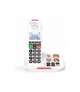 Teléfono Inalámbrico SwissVoice XTRA 2155 Fotocteclas Blanco