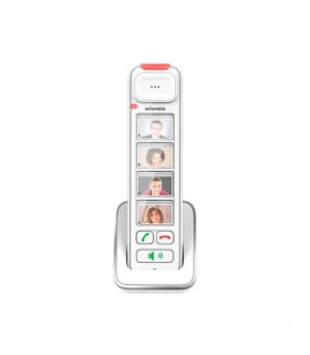 Teléfono Adicional SwissVoice Xtra Foto 8155 con Fototeclas Blanco