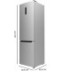 Frigorífico Bolero CoolMarket Combi 356 Inox D