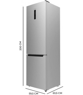 Frigorífico Bolero CoolMarket Combi 356 Inox D