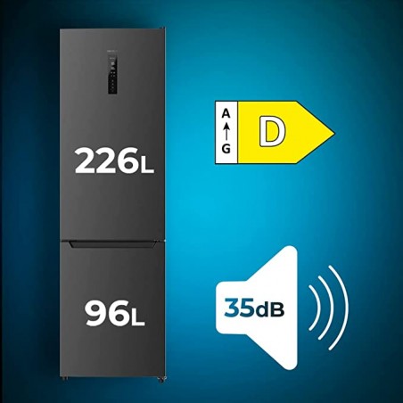 Frigorífico Bolero CoolMarket Combi 322 Dark D