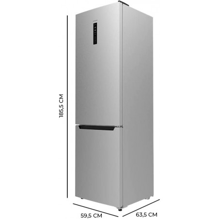 Frigorífico Bolero CoolMarket Combi 322 Inox D