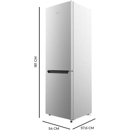 Frigorífico Bolero CoolMarket Combi 250 Inox D