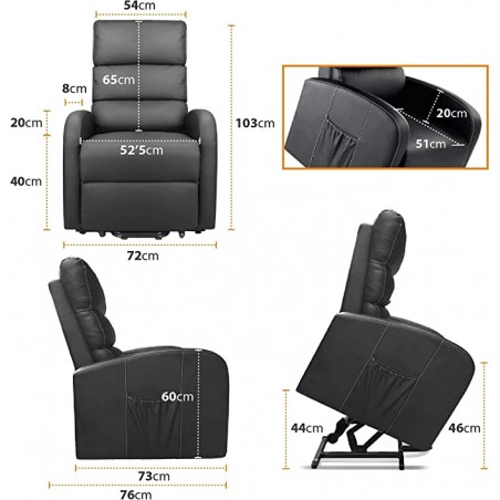 Sillón Masaje Vida10 Levanta Personas Vida10