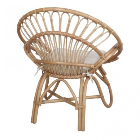 SILLA DE RATTÁN NATURAL CIRCLE