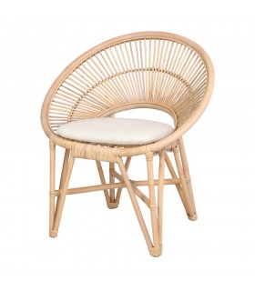 SILLA DE RATTÁN NATURAL RAYMAN