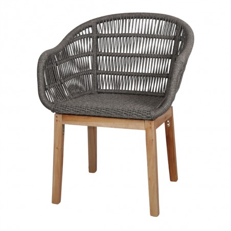 SILLA DE MADERA Y CUERDA LEXAR