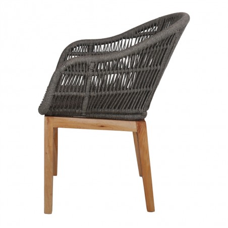 SILLA DE MADERA Y CUERDA LEXAR
