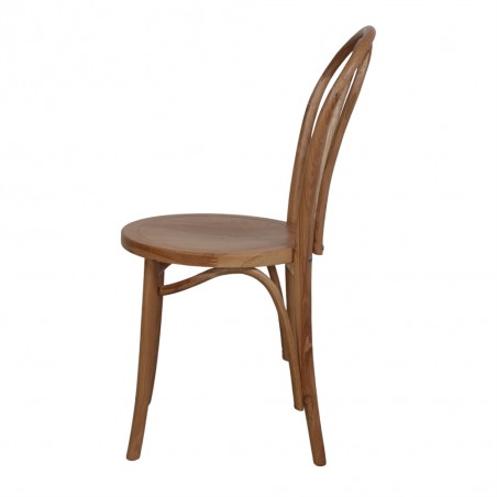 SILLA DE MADERA CURVES NATURE