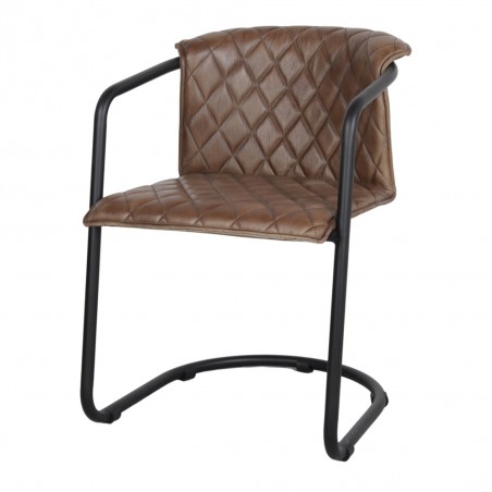 SILLA DE PIEL ARTHUR