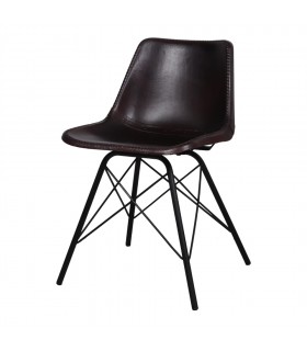 SILLA DE PIEL CAMELOT