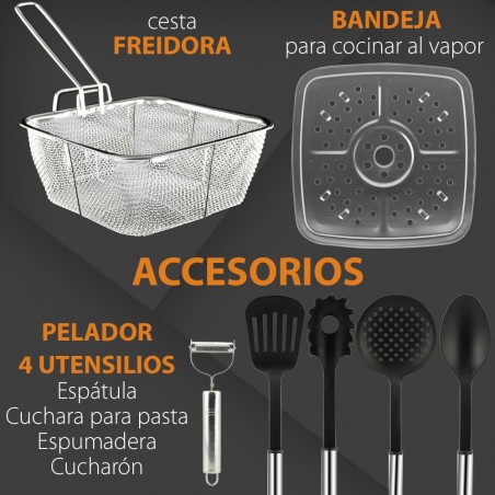 Set Sartenes Copper Pan 12 pzs, Antiadherente, Cerámica, Revestimiento Cobre Alta Calidad,