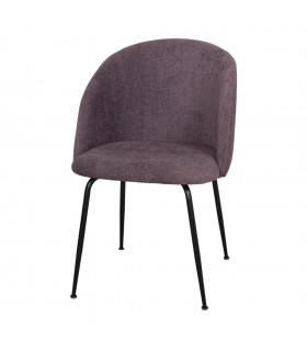 SILLA TAPIZADA BLAPIN PÚRPURA