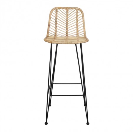 TABURETE ALTO DE RATTAN MEDEA