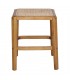 TABURETE BAJO DE MADERA HERITAGE