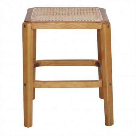 TABURETE BAJO DE MADERA HERITAGE